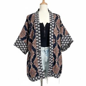 H&M Patterned Kimono Cardigan